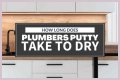 How long does it take for spot putty to dry?